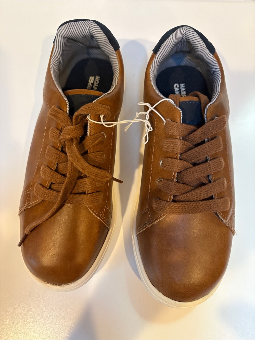 Casual Brown Leather Sneaker - Harper Canyon